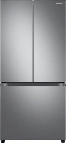 Samsung - 25 cu. ft. 33" 3-Door French Door Refrigerator - Stainless steel 1