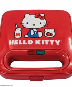 Uncanny Brands Hello Kitty Red Sandwich Maker  a Hello Kitty Kitchen Appliance - Red