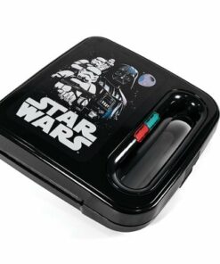 Uncanny Brands Star Wars Darth Vader & Stormtrooper Sandwich Maker  a Star Wars Kitchen Appliance - Black