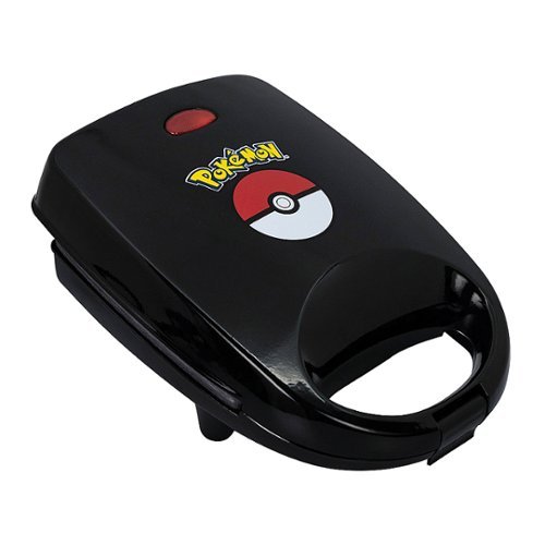 Uncanny Brands Pokemon Pokeball  Sandwich Maker  a Pokémon Kitchen Appliance - Black
