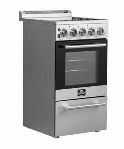 Forno Appliances - Pallerano 2.05 Cu. Ft. Freestanding Electric Range - Silver