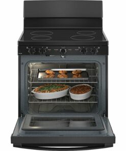 GE 30” Free-standing Electric Radiant Smooth Cooktop Range - Black