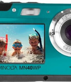 Konica Minolta - MN40WP 48.0 Megapixel Waterproof Digital Camera - Blue