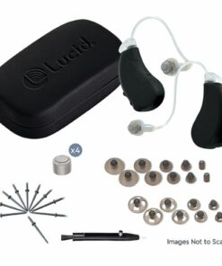 Lucid Hearing - OTC Engage Premium Hearing Aids iPhone - Black