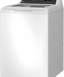 GE - 4.5 cu ft Top Load Washer with Water Level Control, Deep Fill, Quick Wash, and Glass Lid - White on White