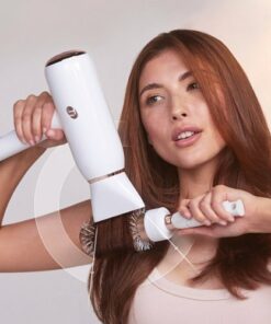 T3 - Featherweight StyleMax Professional Hair Dryer with Custom Heat & Speed Automation and 4 Attachments - White & Rose Gold