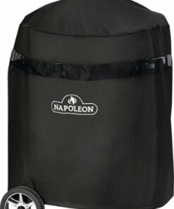 Napoleon - 22" Charcoal Kettle Grill with Legs Premium Cover - Black