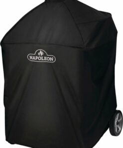Napoleon - 22" Charcoal Kettle Grill with Cart Premium Cover - Black