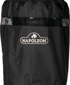 Napoleon - 18" Charcoal Kettle Grill with Legs Premium Cover - Black