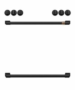 Handle and Knob Set for Café Electric Range - Flat Black