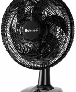 Holmes - 16'' Breeze Blaster Oscillating Table Fan - Black