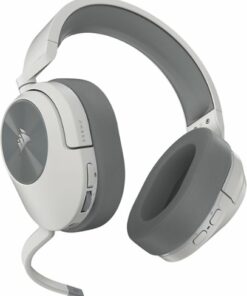 CORSAIR - HS Series HS55 Wireless Dolby Audio 7.1 Surround Gaming Headset for PC, PS5, with Bluetooth - White