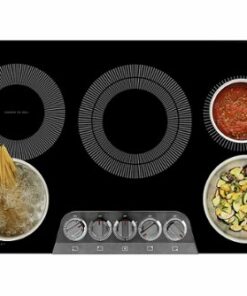 Frigidaire - Gallery 36 inch Built-In Electric Cooktop - Black Stainless Steel