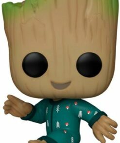 Funko - POP! Marvel: I Am Groot: Groot - PJs dancing
