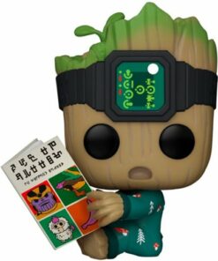 Funko - POP! Marvel: I Am Groot - Groot PJs with book