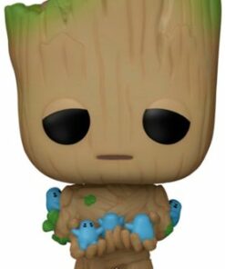 Funko - POP! Marvel:  I Am Groot - Groot with Grunds