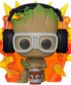 Funko - POP! Marvel: I Am Groot - Groot with detonator