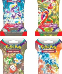 Pokémon - Trading Card Game: Scarlet & Violet Sleeved Boosters - Styles May Vary