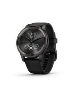 Garmin - vívomove Trend Hybrid Smartwatch 40 mm Fiber-Reinforced Polymer - Slate Stainless Steel