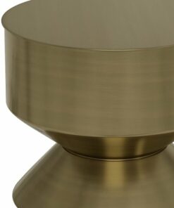 Simpli Home - Miller  Side Table - Black/Brass