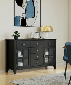 Simpli Home - Artisan Sideboard Buffet - Black