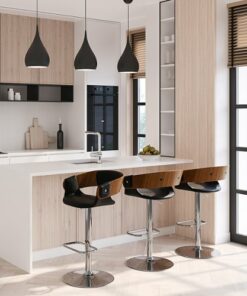 Simpli Home - Farrell Adjustable Gas Lift Bar Stool - Black