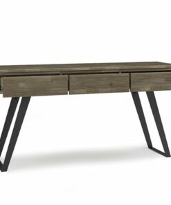 Simpli Home - Lowry Console Sofa Table - Distressed Grey