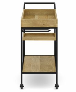 Simpli Home - Barnes Bar Cart - Natural