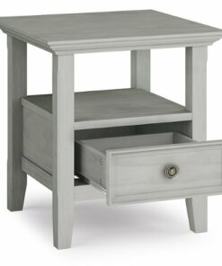 Simpli Home - Amherst End Table - Fog Grey