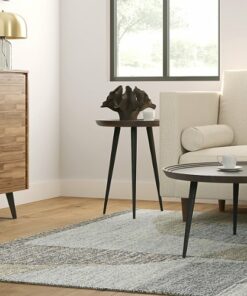 Simpli Home - Clairmont Round Side Table - Cognac