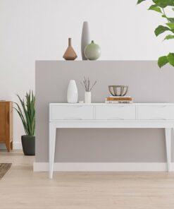 Simpli Home - Harper Console Sofa Table - White