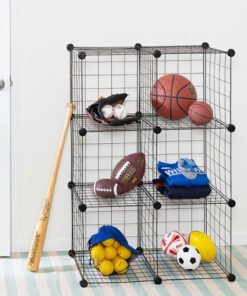 Honey-Can-Do - 6-Cube Storage Set - Black