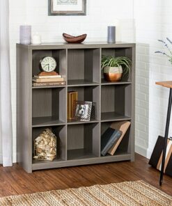 Honey-Can-Do - 9-Cube Premium Laminate - Grey