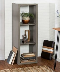 Honey-Can-Do - 3-Cube Premium Laminate - Gray