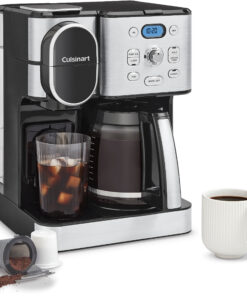 Cuisinart - 12 Cup 2-In-1 Coffee Center Coffeemaker - Black Stainless