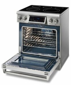 Thor Kitchen - 4.55 Cu. Ft. Freestanding Electric Range with Self Cleaning - Silver