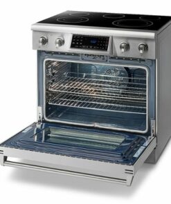 Thor Kitchen - 6.0 Cu. Ft. Freestanding Electric Range with Self Cleaning - Silver