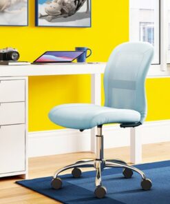 Serta - Essentials Mesh Task Office Chair - Powder Blue