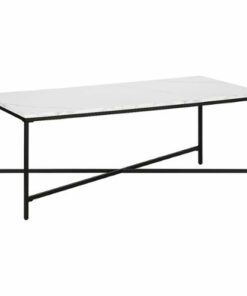 Camden&Wells - Henley Coffee Table - Blackened Bronze/Faux Marble