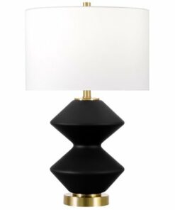 Camden&Wells - Caserta Table Lamp - Matte Black/Brass
