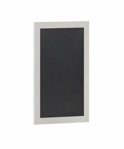 Flash Furniture - Canterbury 20"W x 0.75"D x 30"H Magnetic Wall Mounted Chalkboard - Solid White