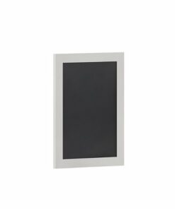 Flash Furniture - Canterbury 18"W x 0.75"D x 24"H Magnetic Wall Mounted Chalkboard - Solid White