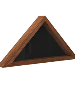 Flash Furniture - Sheehan 17.5"W x 3"D x 12.5"H Flag Case - Rustic Brown