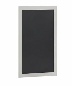 Flash Furniture - Canterbury 24"W x 0.75"D x 36"H Magnetic Wall Mounted Chalkboard - Solid White