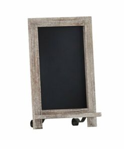 Flash Furniture - Canterbury 9.5"W x 1.88"D x 14"H Magnetic Tabletop Chalkboard - Weathered Brown