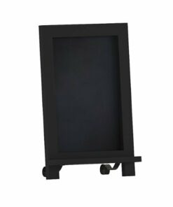 Flash Furniture - Canterbury 9.5"W x 1.88"D x 14"H Magnetic Tabletop Chalkboard - Black