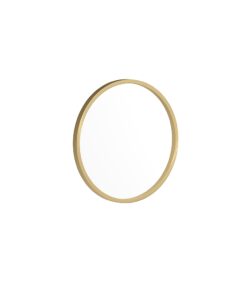 Flash Furniture - Julianne 16" Round Wall Mounted Mirror - Gold