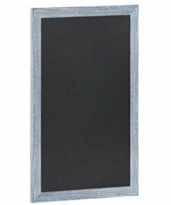 Flash Furniture - Canterbury 24"W x 0.75"D x 36"H Magnetic Wall Mounted Chalkboard - Blue