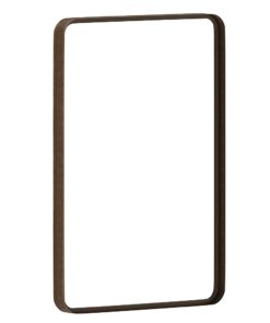 Flash Furniture - Janinne 20" x 30" Wall Mounted Mirror - Brushed Bronze