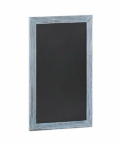 Flash Furniture - Canterbury 20"W x 0.75"D x 30"H Magnetic Wall Mounted Chalkboard - Blue